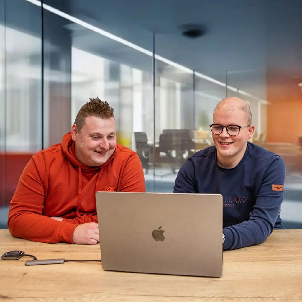 Orange Bits als IT partner - Herbert en Jelle